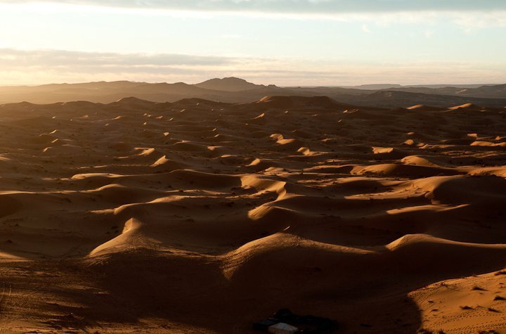 Trekking en el desierto de Marruecos
