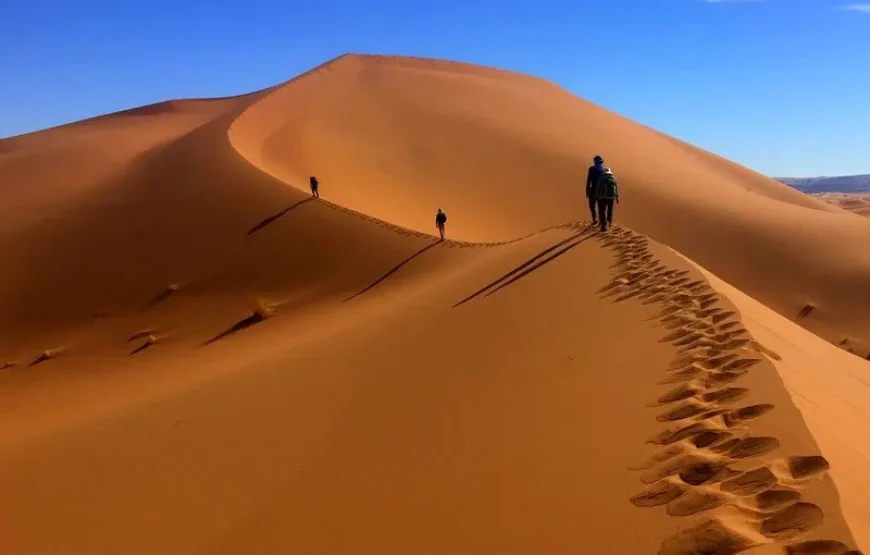 2-Day desert trekking tour in Merzouga’s sand dunes