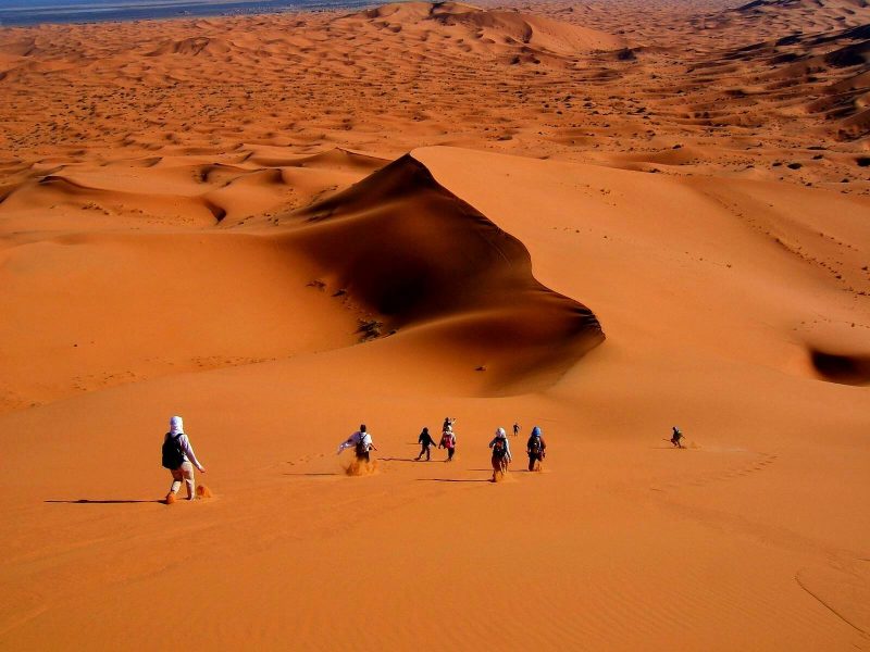 Morocco Group Tours 4-Days Sahara desert trekking Merzouga
