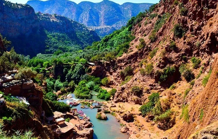 Excursion de 1 jour de Marrakech a cascades d&rsquo;Ouzoud