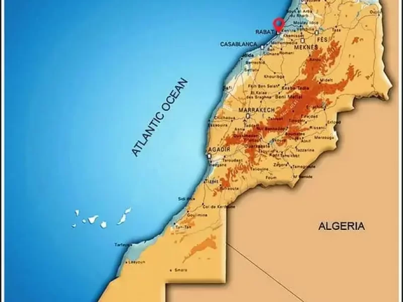 Map of Morocco