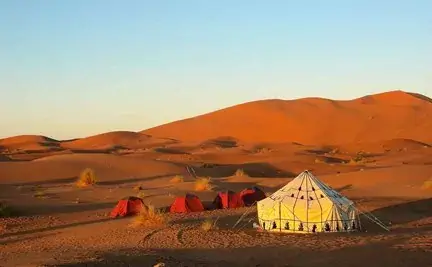 Morocco wild desert camp